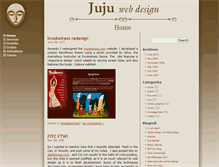 Tablet Screenshot of jujuwebdesign.com